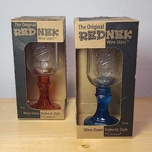 Carson The Original RED NECK wine glass 16oz